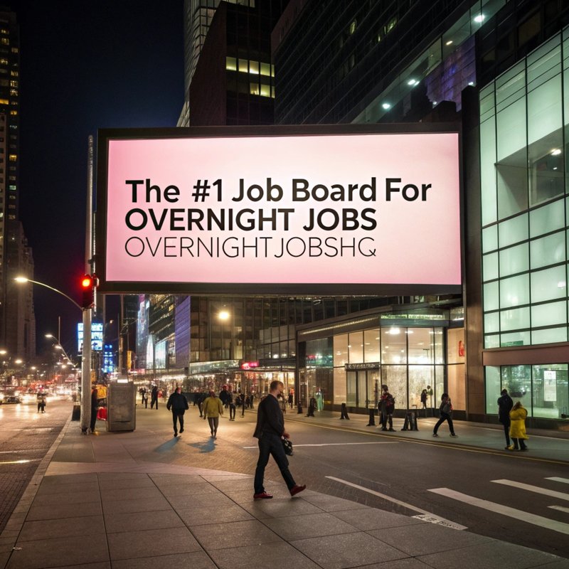 The #1 job board for overnight jobs